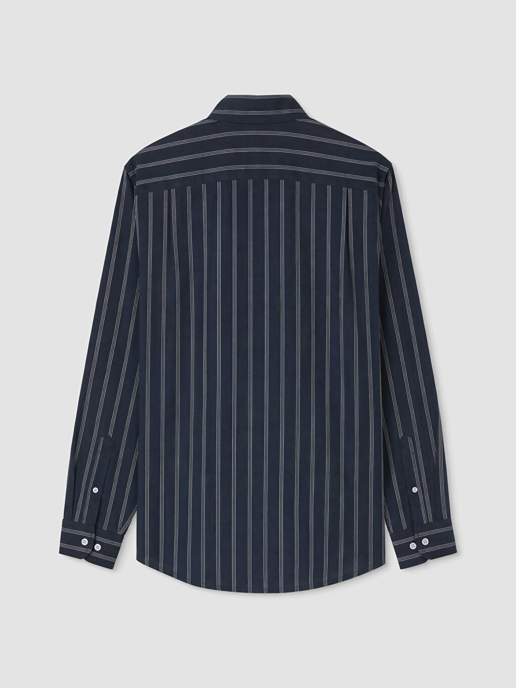 Regular Fit Long Sleeve Striped Men's Shirt-6