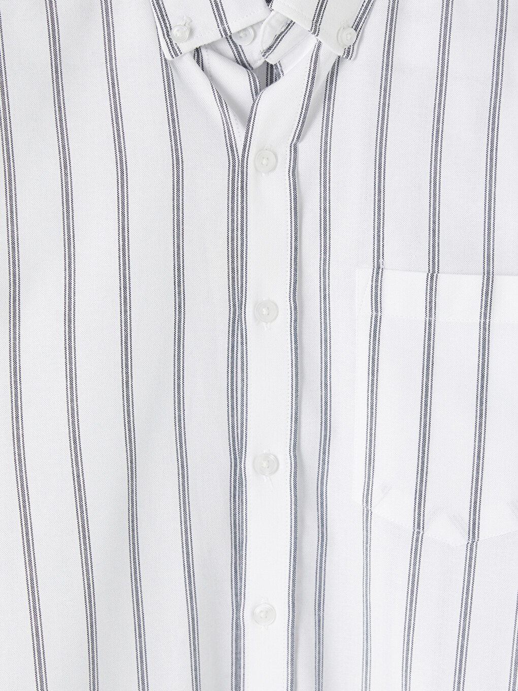 Regular Fit Long Sleeve Striped Men's Shirt-5
