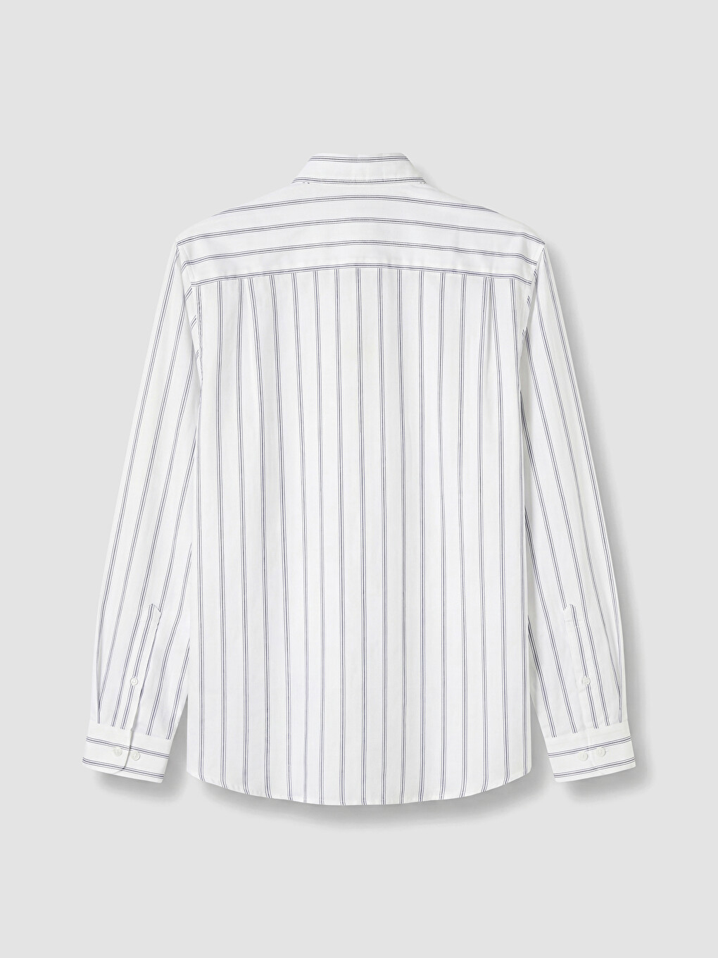 Regular Fit Long Sleeve Striped Men's Shirt-6