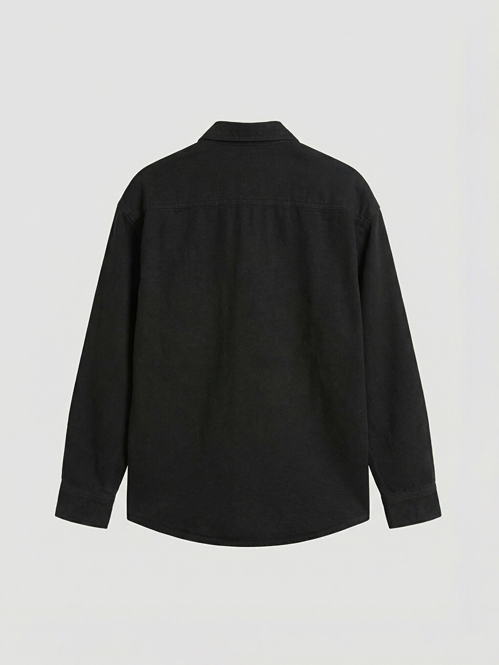 Relaxed Fit Twill Men's Shirt Jacket-5