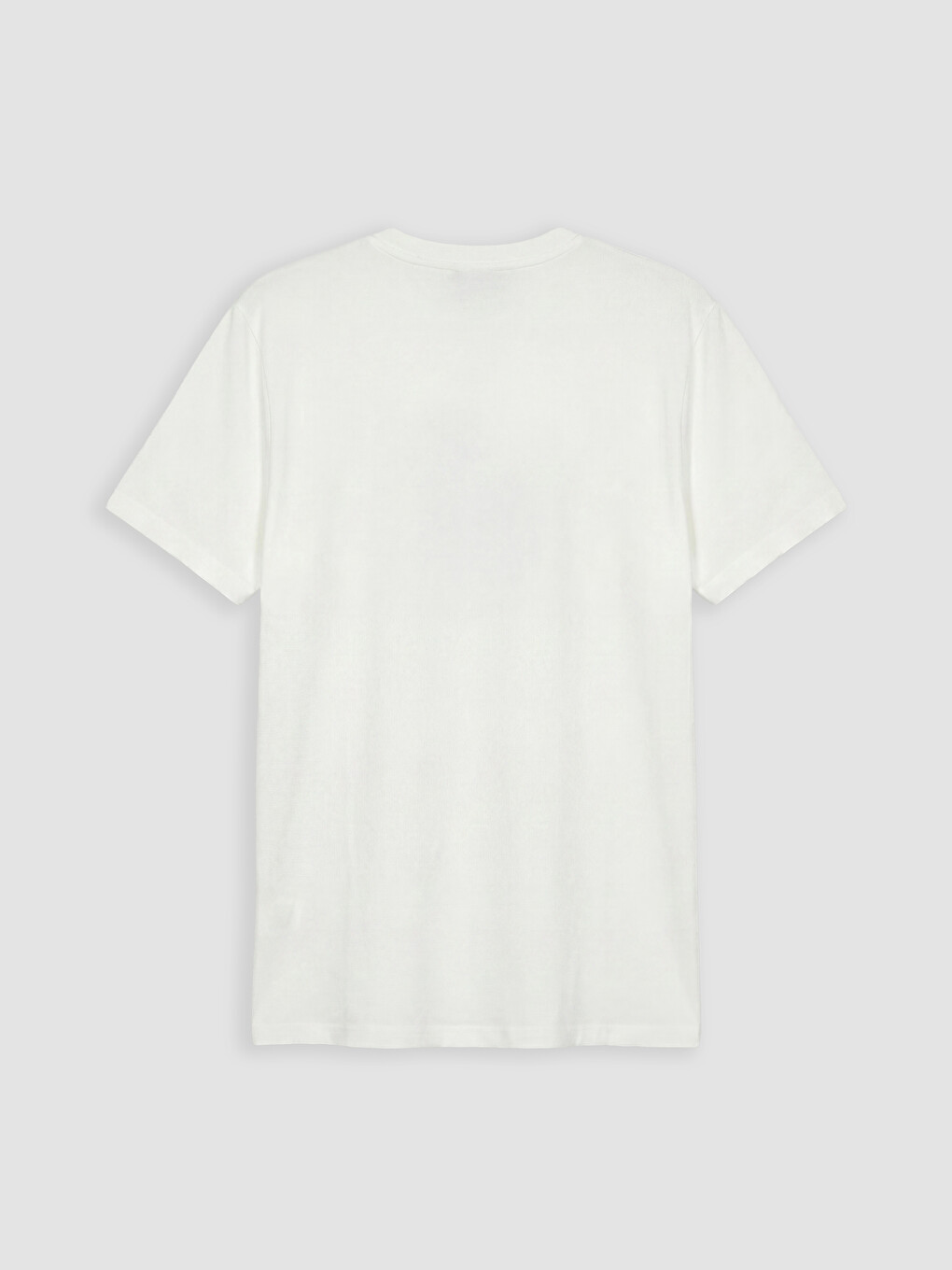 Crew Neck Short Sleeve Printed Combed Cotton Men's T-shirt-5