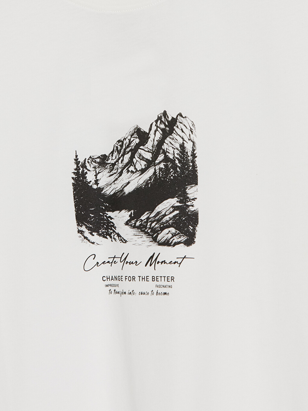 Crew Neck Short Sleeve Printed Combed Cotton Men's T-shirt-6