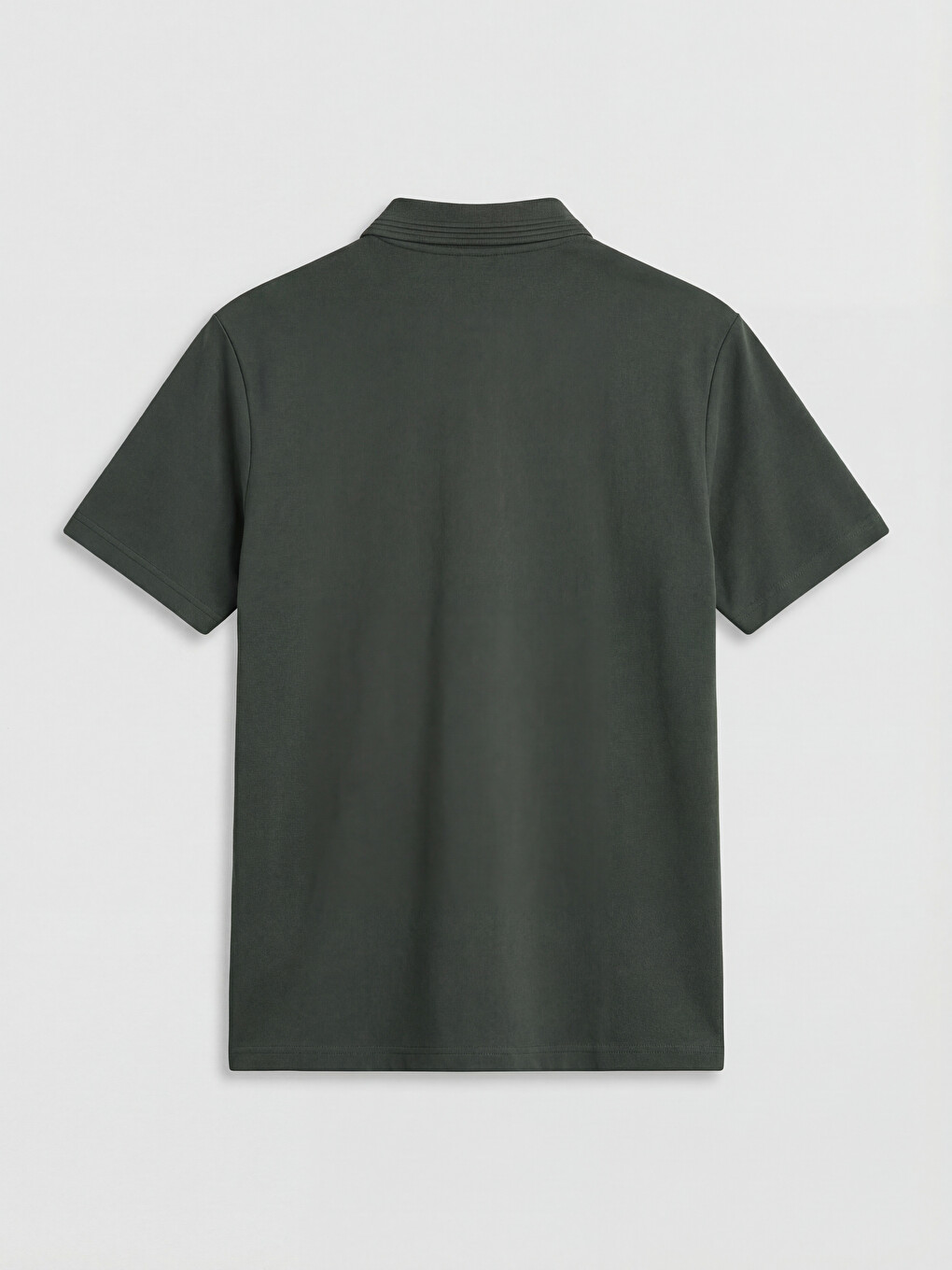T-shirt Polo Me Mëngë Të Shkurtra Prej Pëlhure Pike Për Burra-5