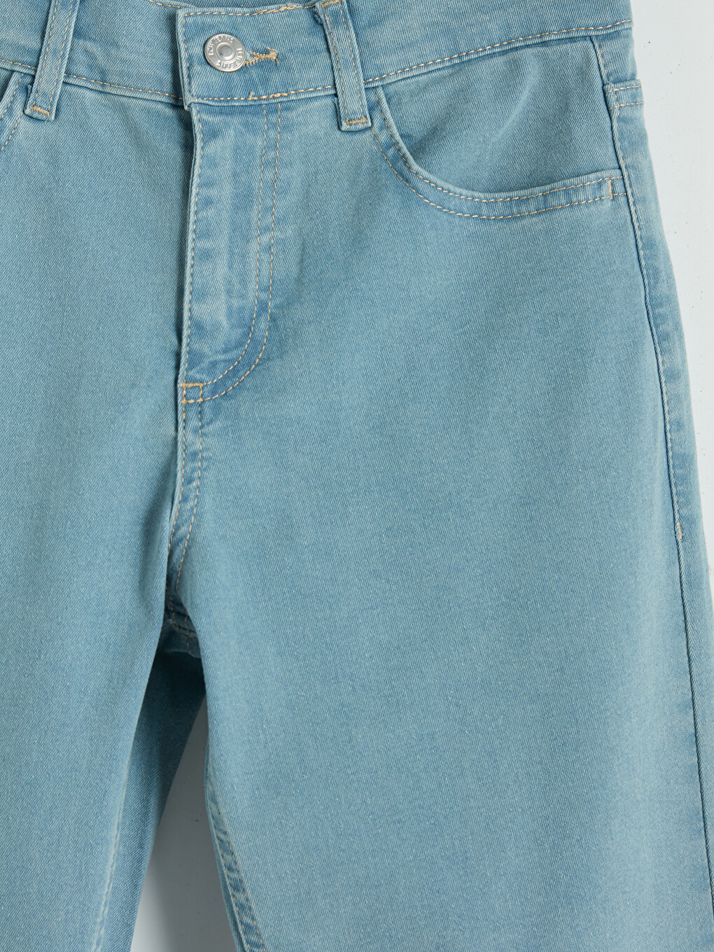 Adjustable Elastic Waist Boys' Jeans-4