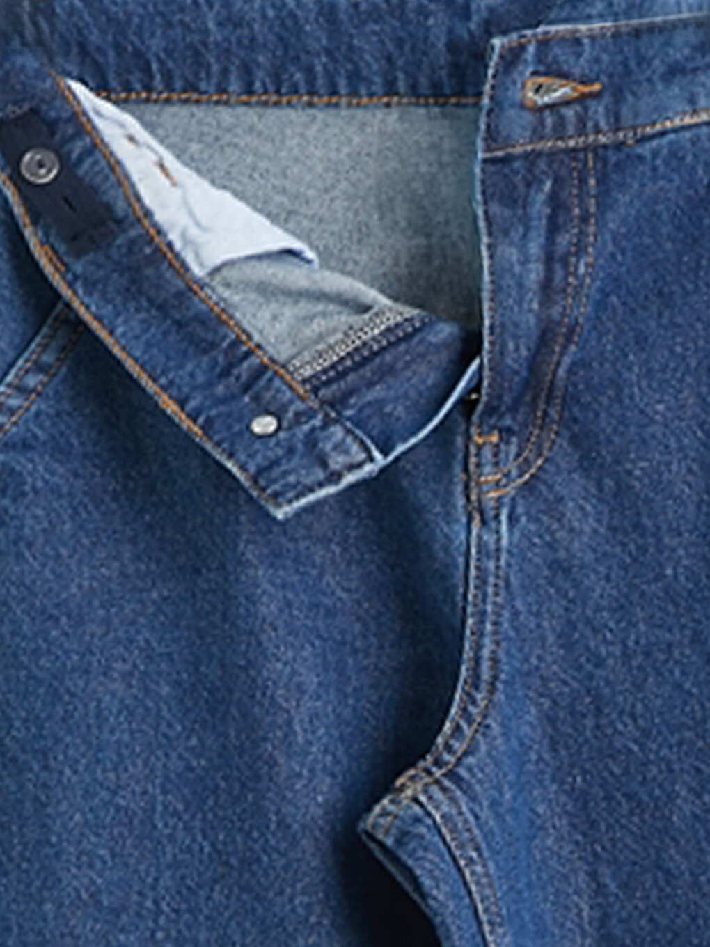 Adjustable Elastic Waist Boys' Jeans-2