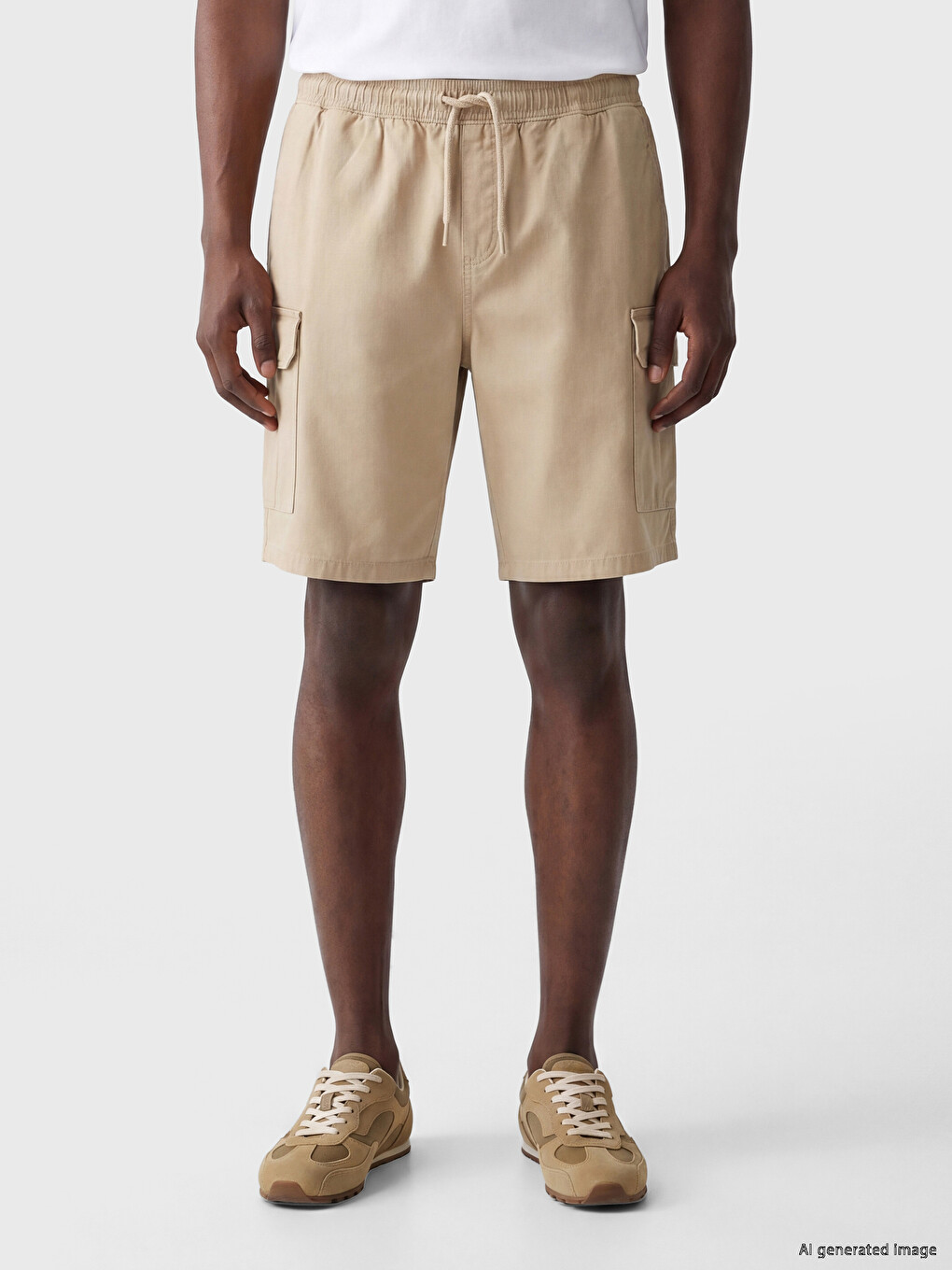 Standard Fit Twill Men's Cargo Shorts-1
