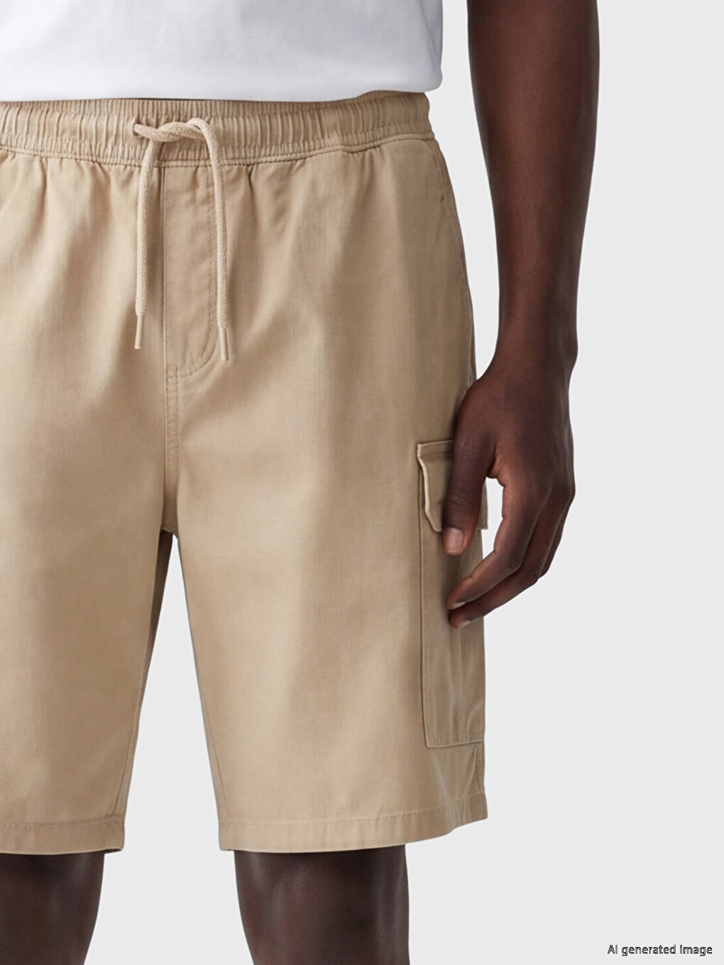 Standard Fit Twill Men's Cargo Shorts-2