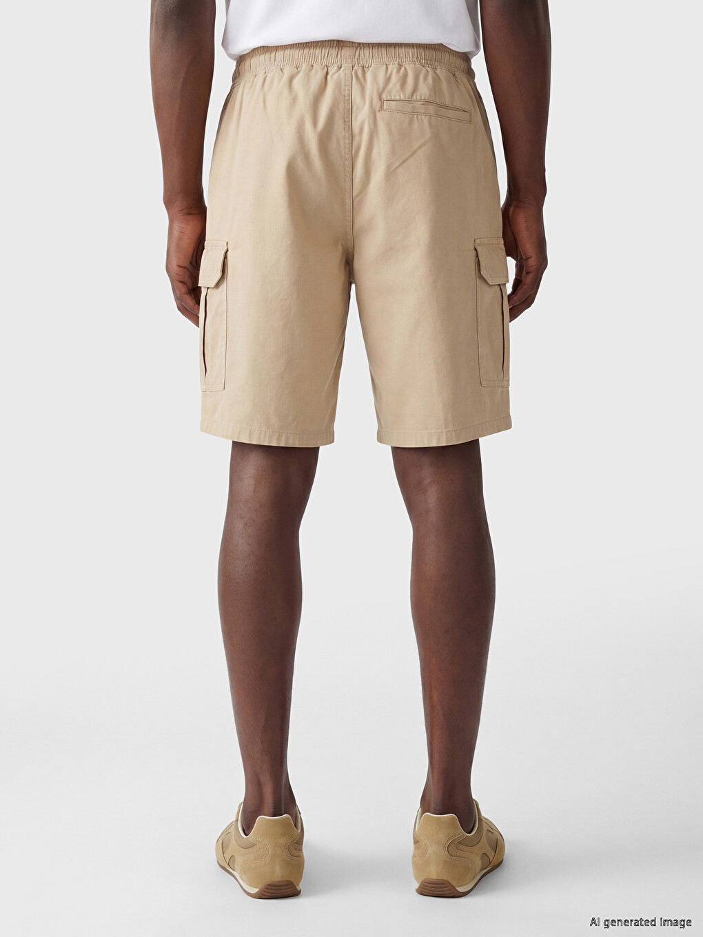 Standard Fit Twill Men's Cargo Shorts-3