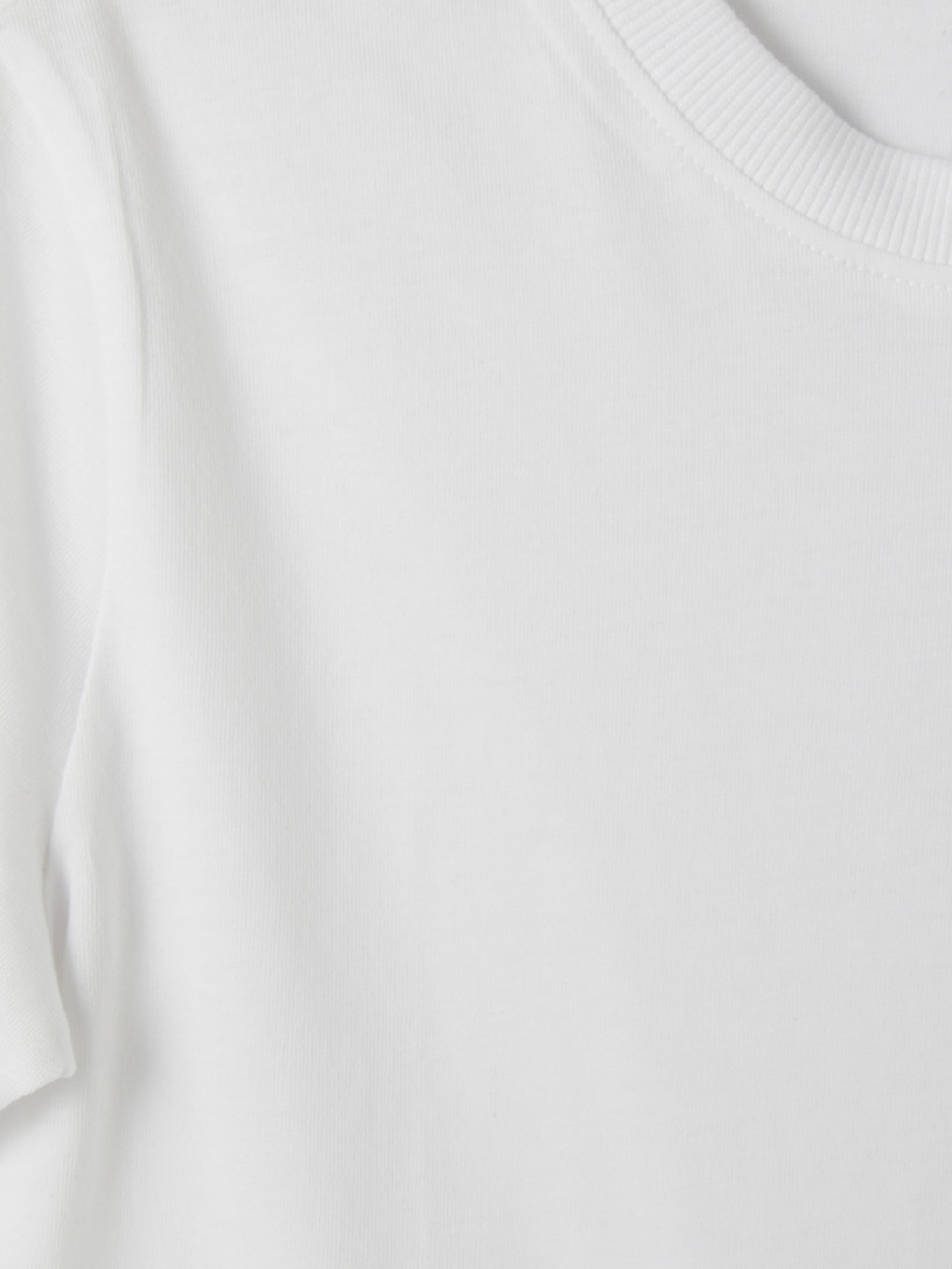 Tricou Basic Pentru Băieți Cu Guler Rotund-2