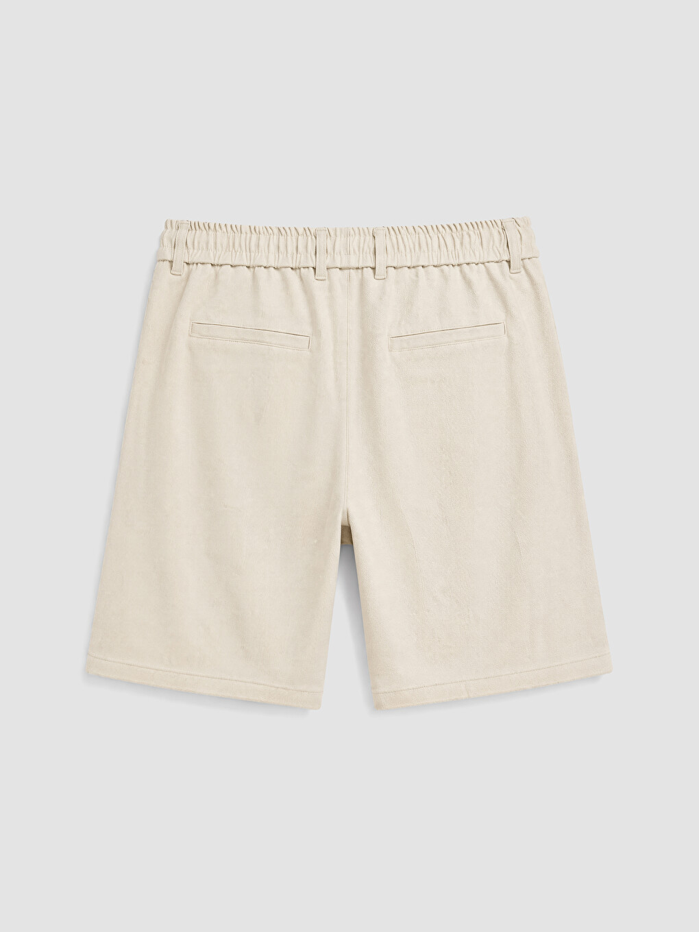 Pantaloni Scurți Standard Fit Amestec De In Pentru Bărbați-1