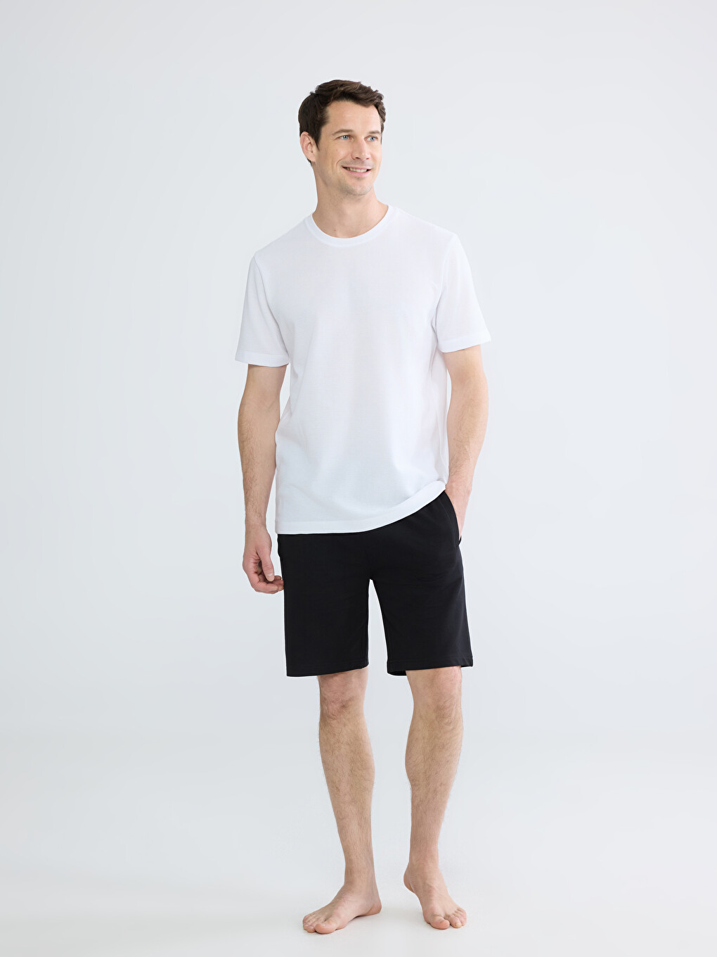 Slim Fit Men's Pyjama Bottoms Shorts