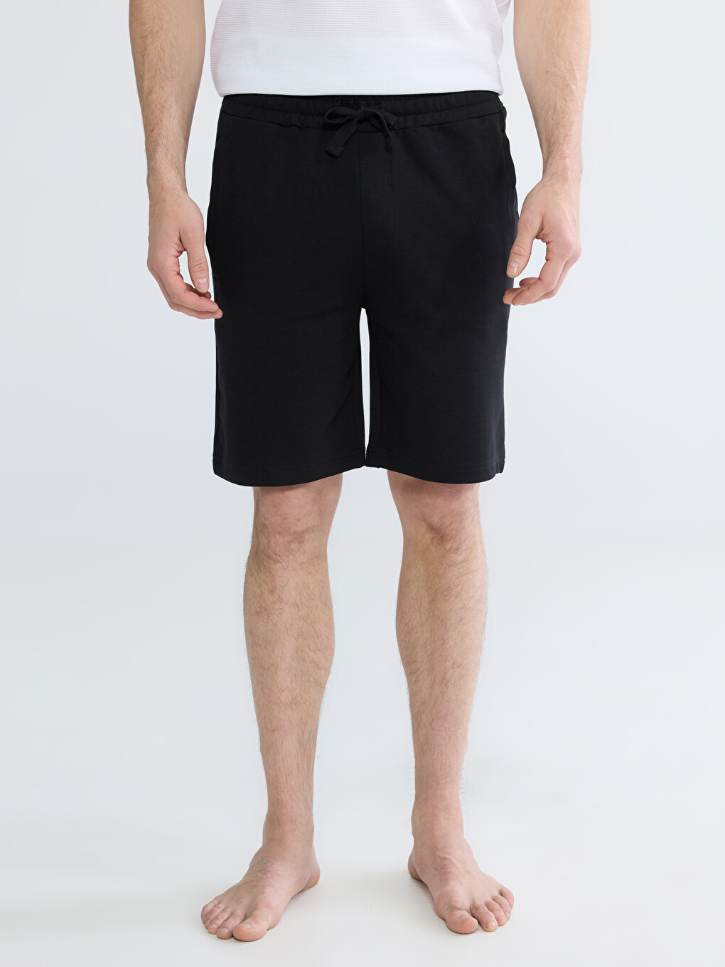 Slim Fit Men's Pyjama Bottoms Shorts-2