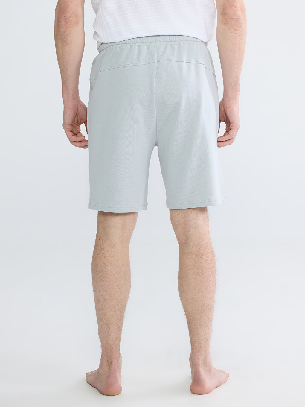 Pizhama Të Poshtme Të Shkurtra Slim Fit Për Burra-4