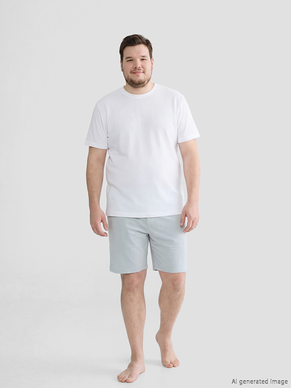 Pizhama Të Poshtme Të Shkurtra Slim Fit Për Burra-1