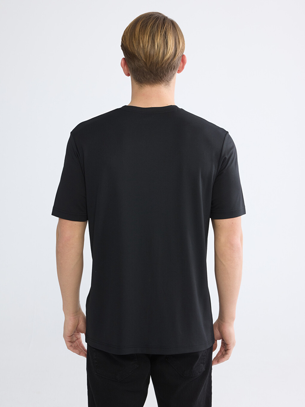 T-shirt Me Jakë Të Rrumbullakët, Me Mëngë Të Shkurtra Për Burra-3