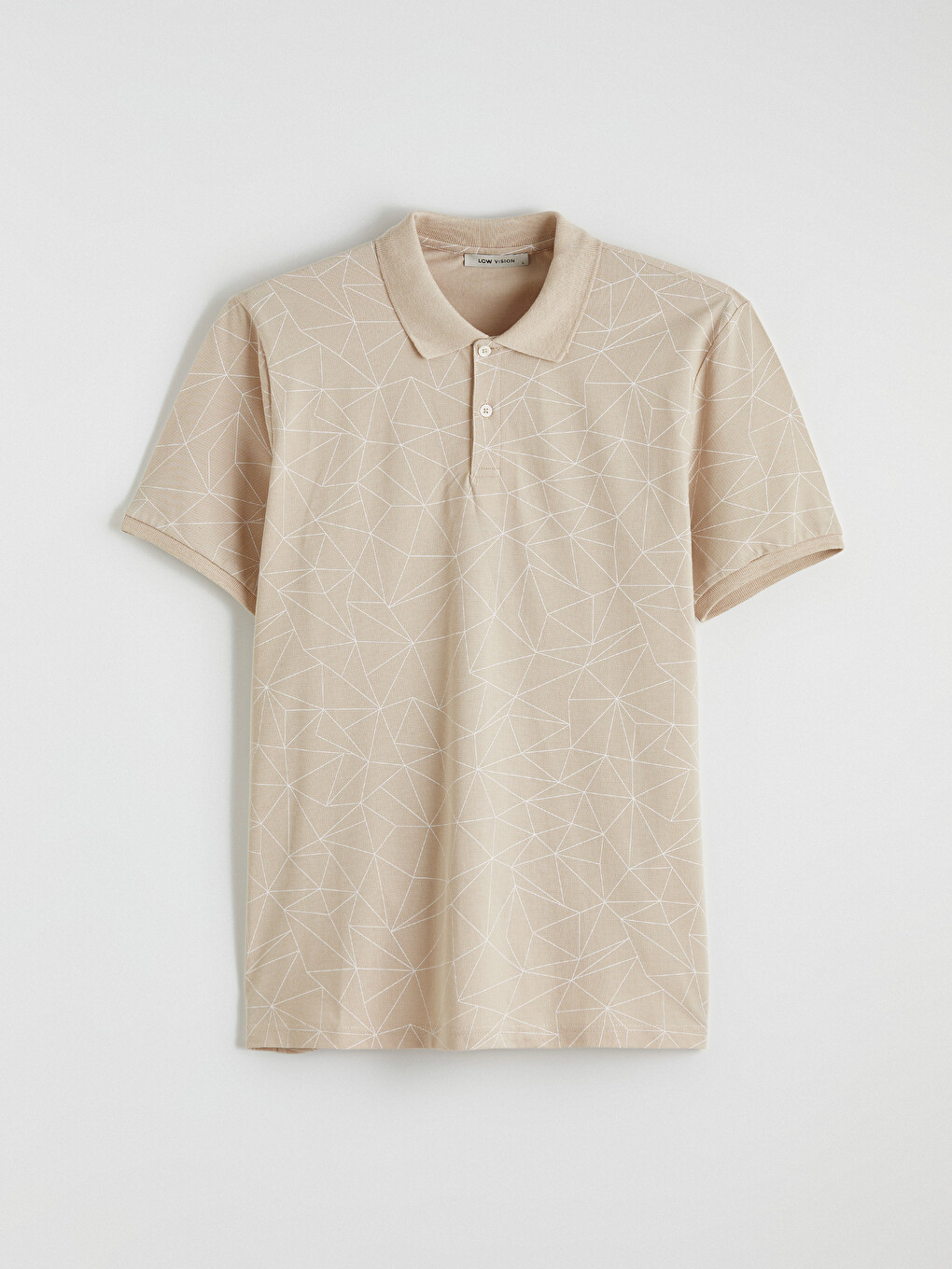 Polo Neck Short Sleeve Men's T-shirt-4