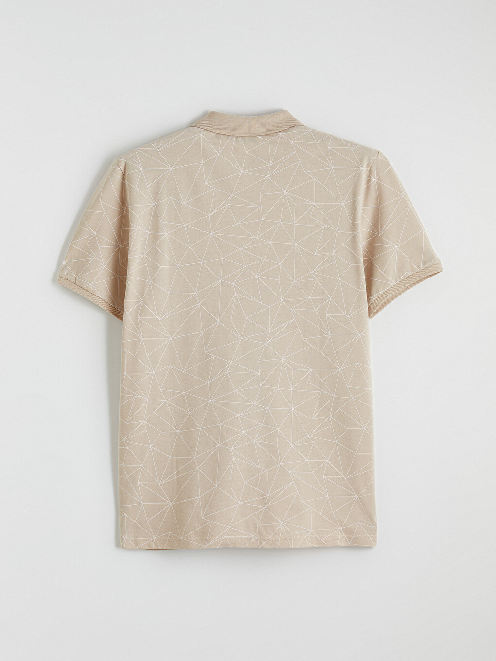 Polo Neck Short Sleeve Men's T-shirt-6