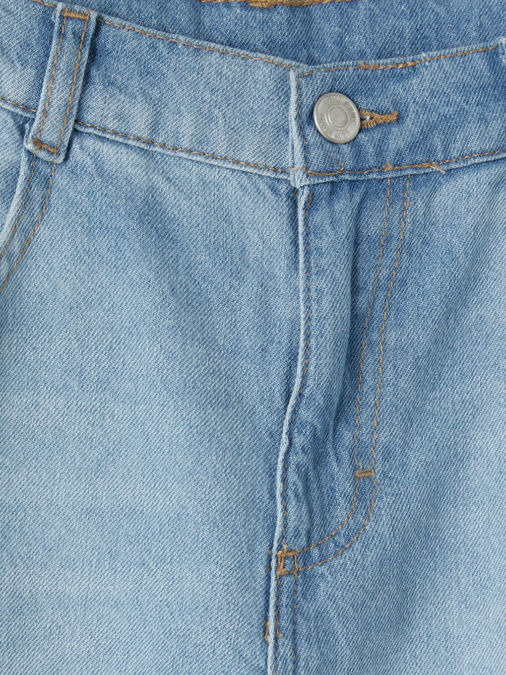 Adjustable Elastic Waist Boys' Jeans-1
