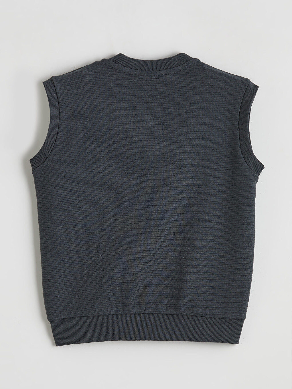 V Neck Basic Boys' Waistcoat-2