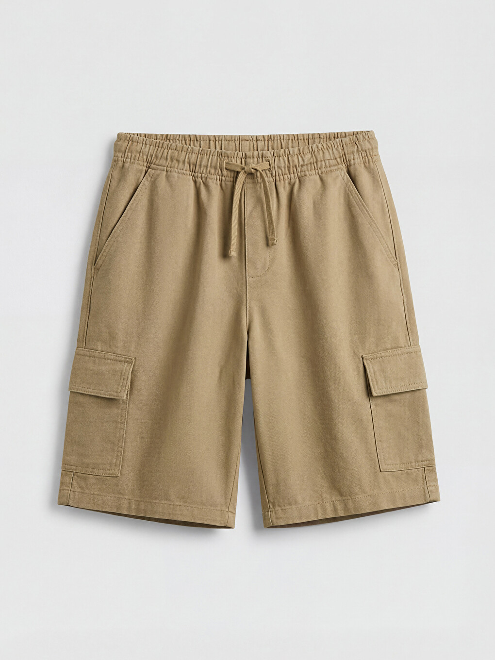 Elastic Waist Boys' Cargo Shorts-1