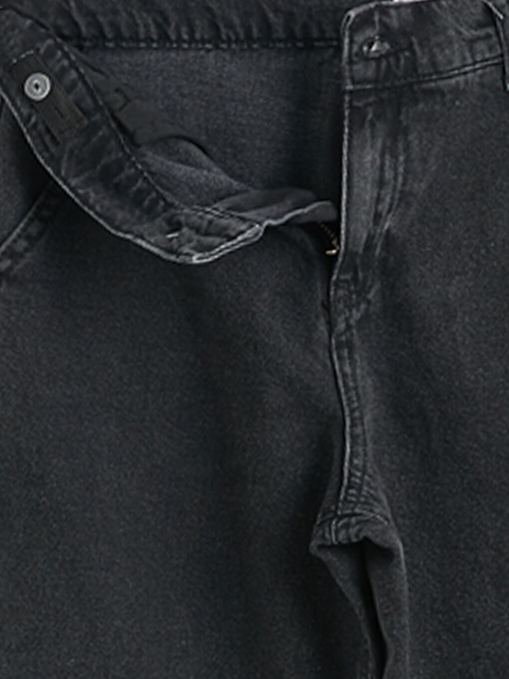 Adjustable Elastic Waist Boys' Jeans-1