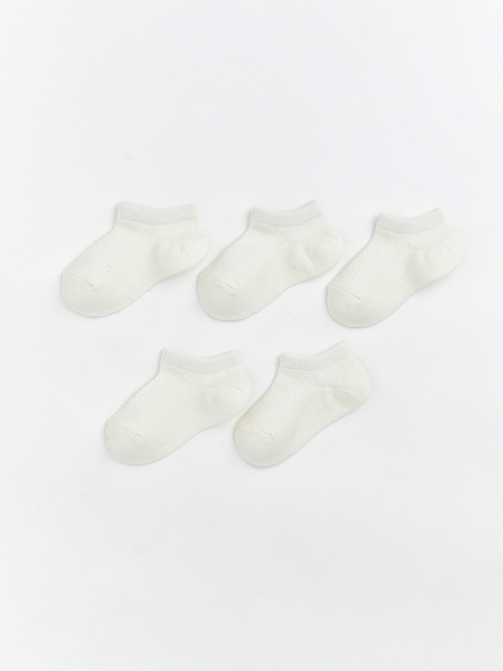 Basic Baby Girls Trainer Socks 5 Pack-1