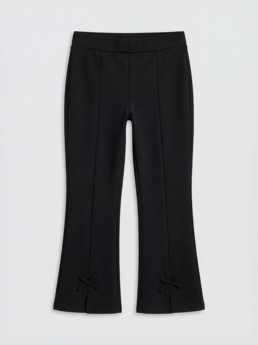 Elastic Waist Flare Girls' Leggings-1