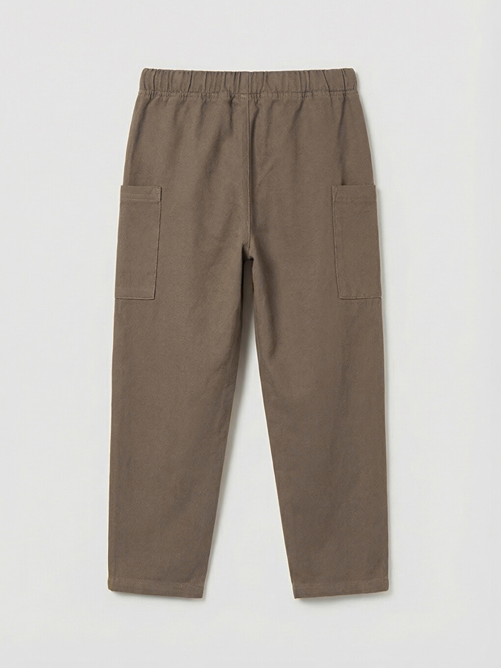 Linen Blend Boys' Cargo Trousers-2