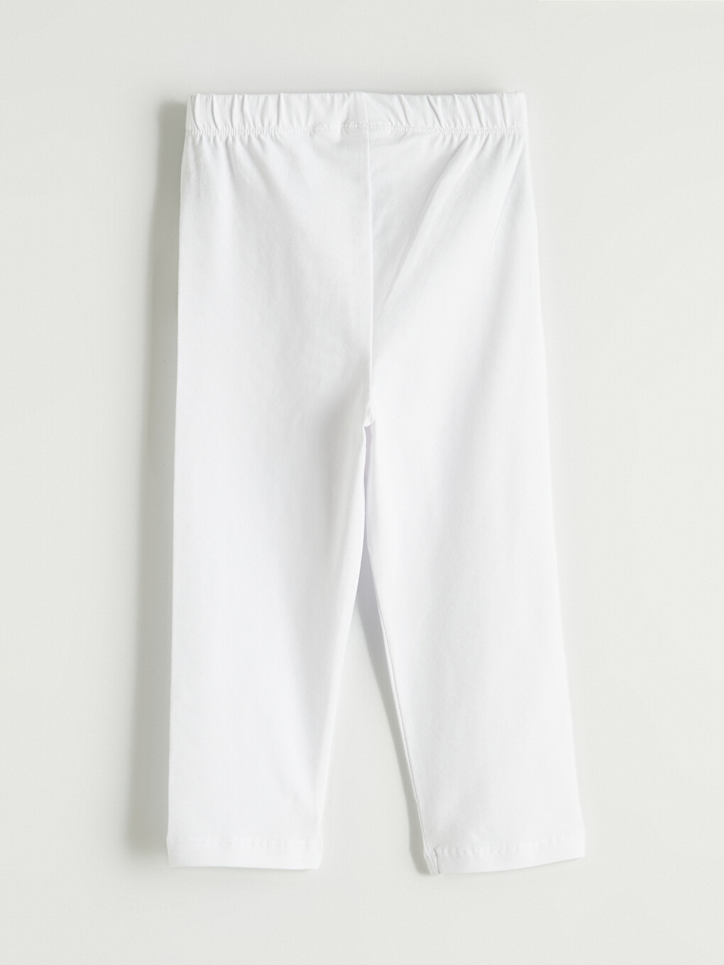 Elastic Waist Basic Girls' Leggings-3