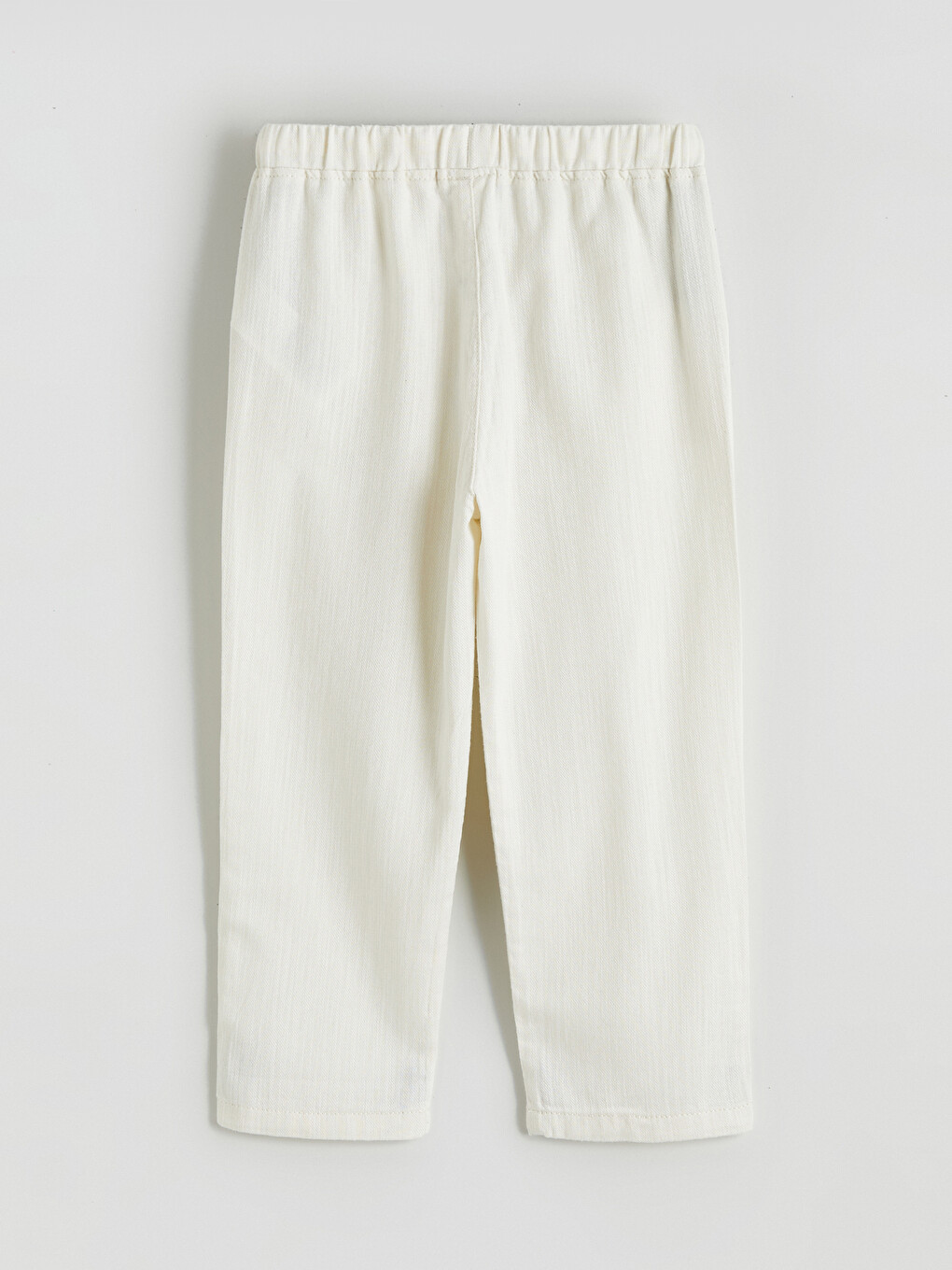 Elastic Waist Gabardine Baby Boys' Trousers-3