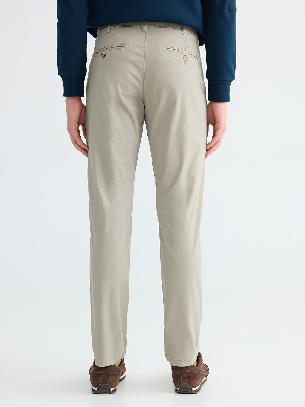 Extra Slim Fit Men's Chino Trousers-3
