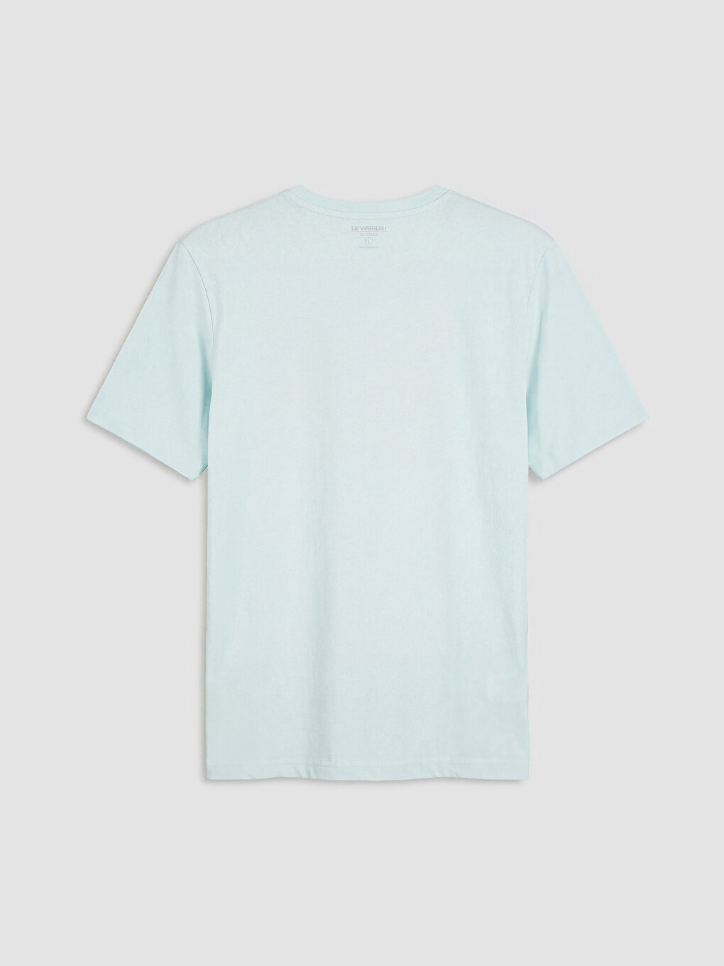 Crew Neck Printed Jersey Men's T-shirt-7