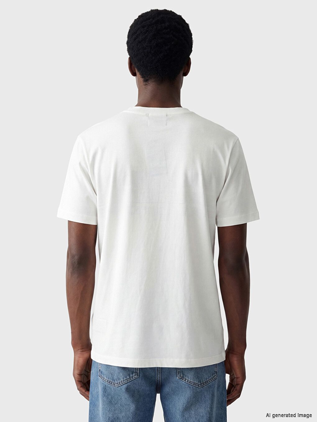 Crew Neck Striped Jersey Men's T-shirt-3