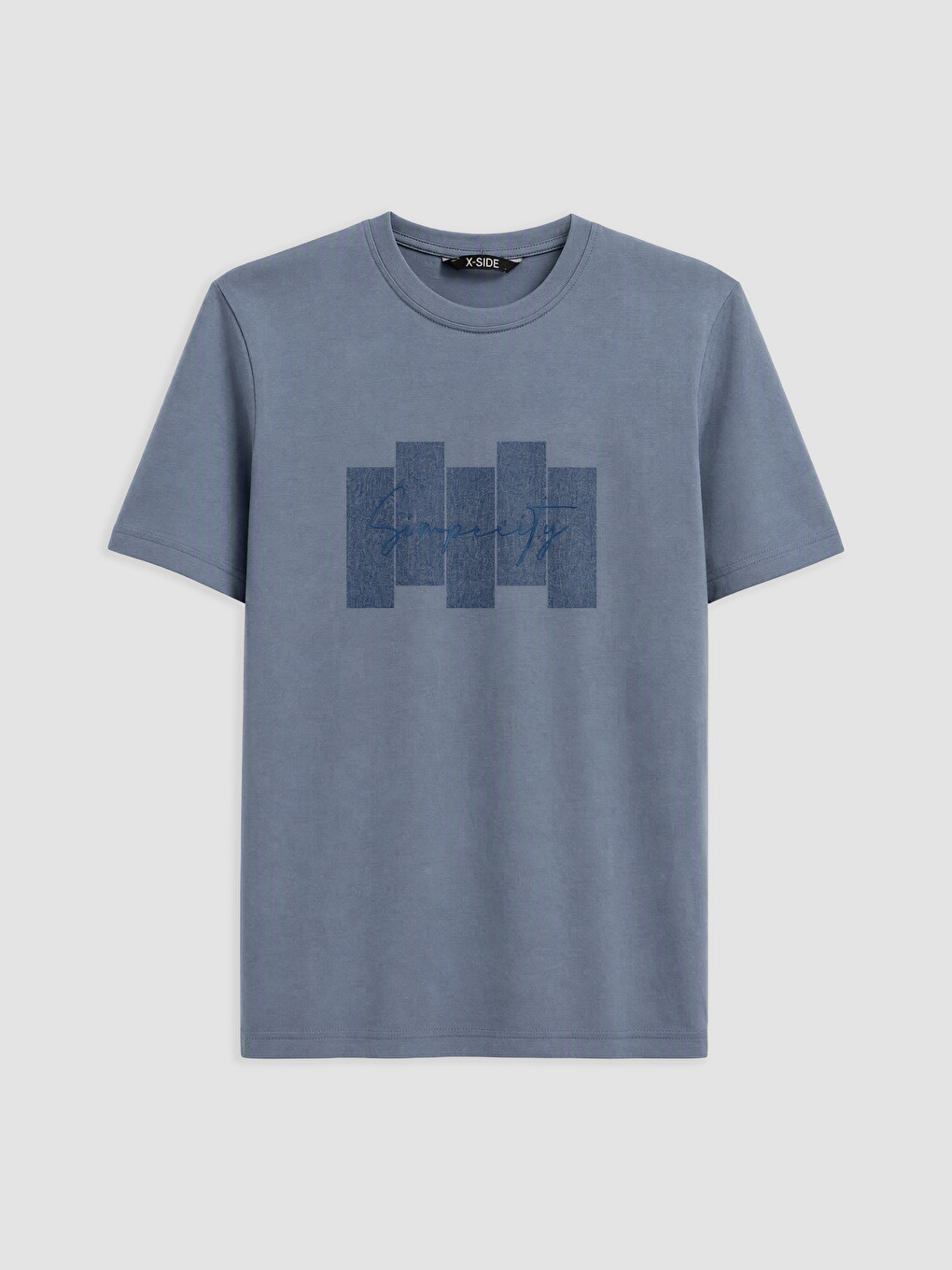 Crew Neck Printed Jersey Men's T-shirt-1