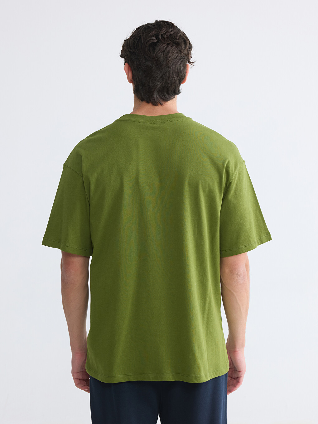 Crew Neck Jersey Men's T-shirt-3
