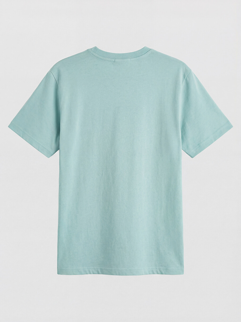 Crew Neck Printed Jersey Men's T-shirt-5