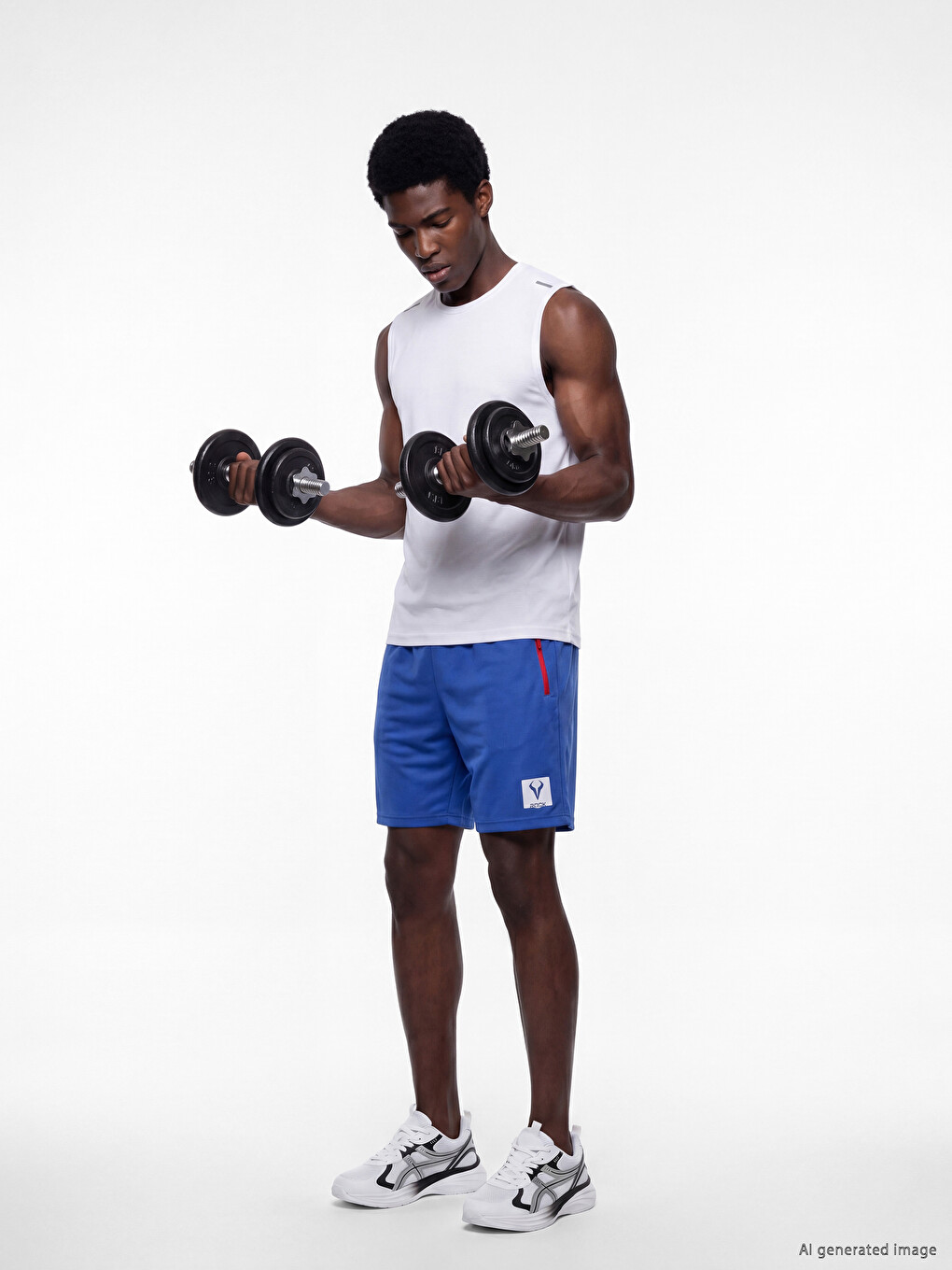 Crew Neck Men's Sleeveless T-shirt-1