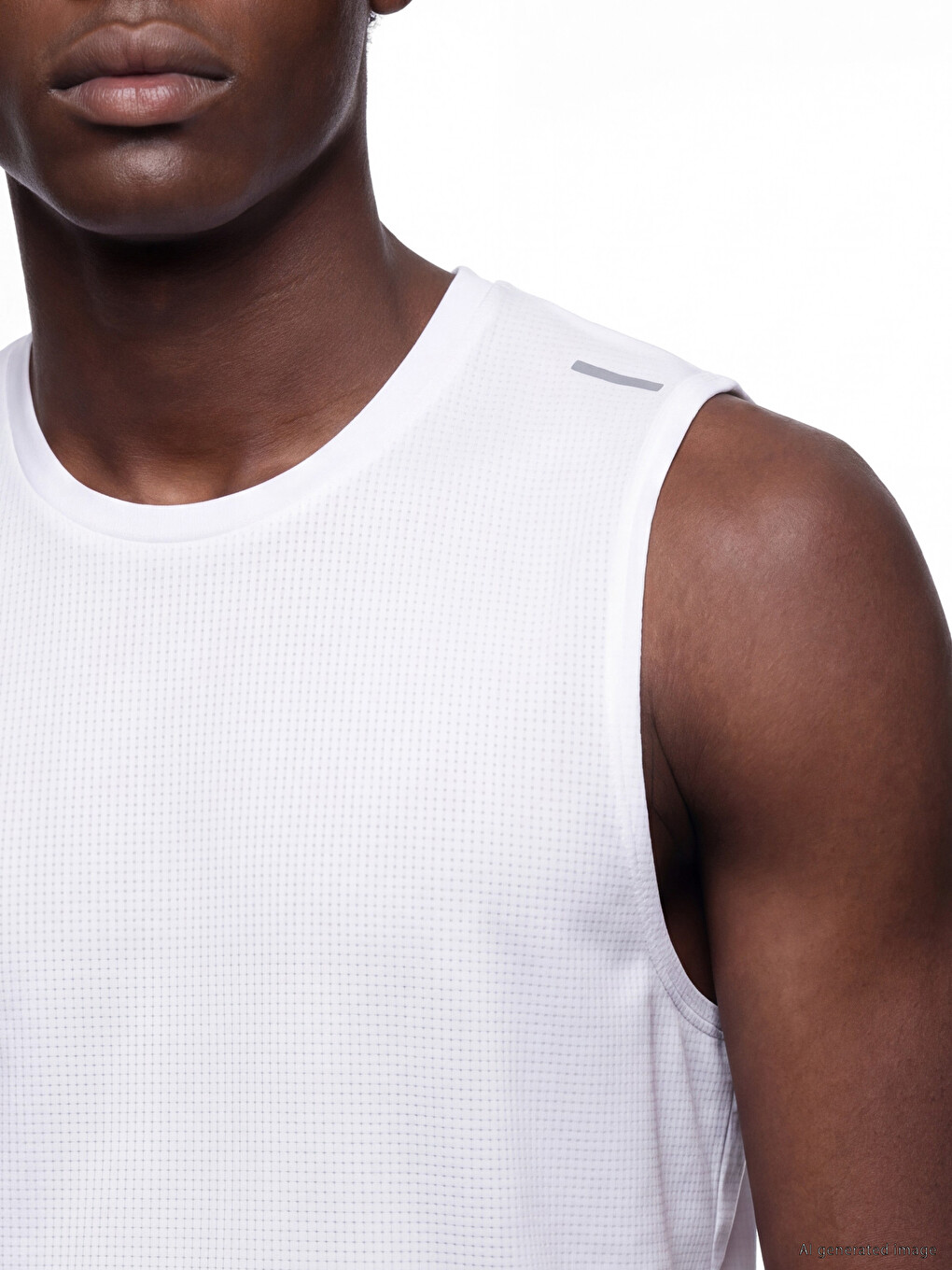 Crew Neck Men's Sleeveless T-shirt-2