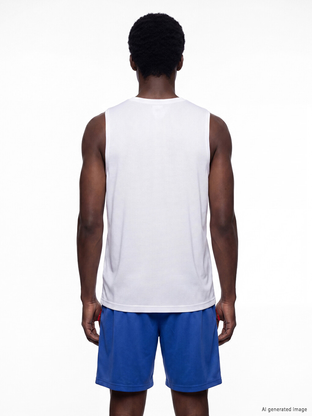 Crew Neck Men's Sleeveless T-shirt-3