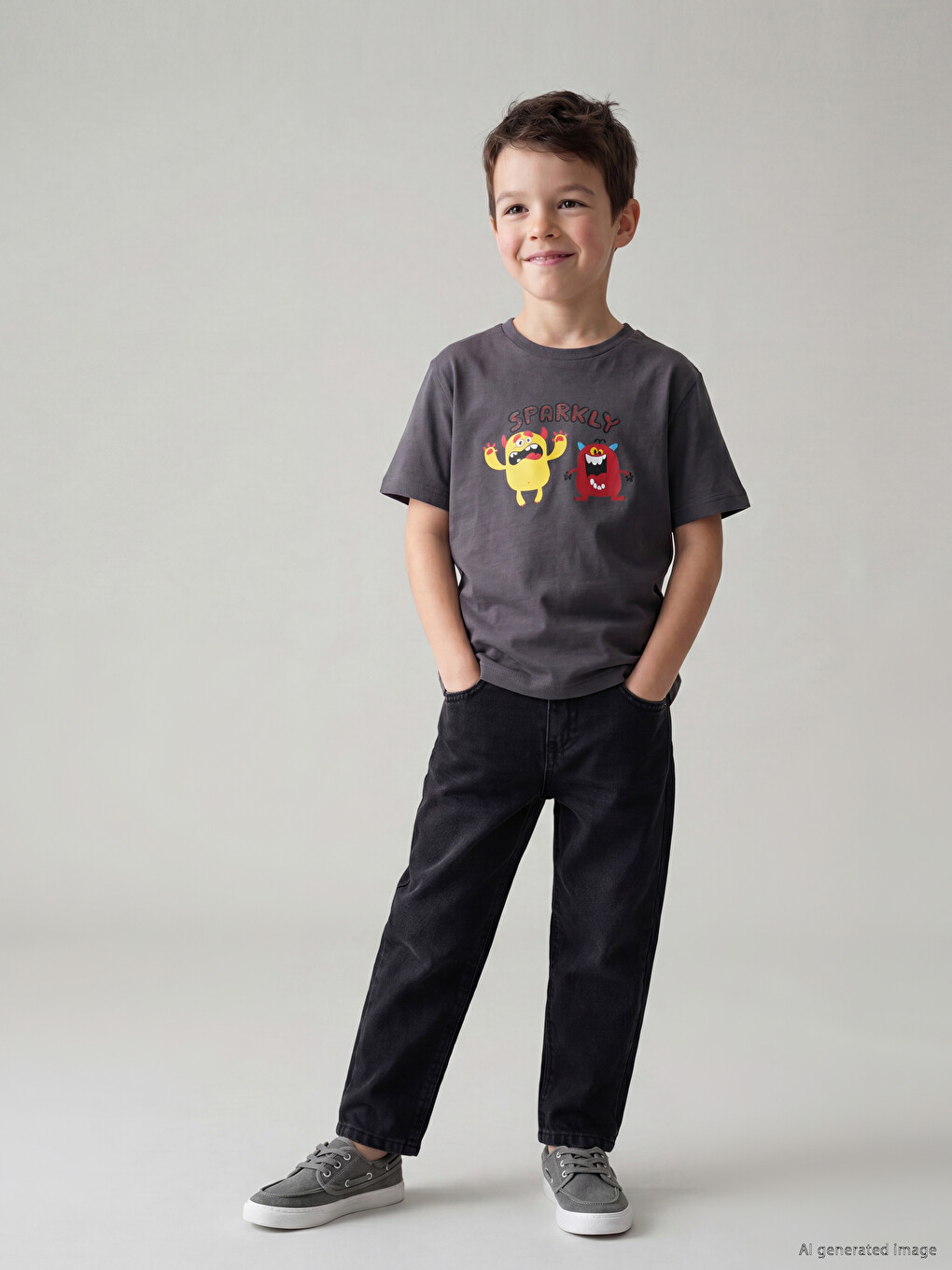 Adjustable Waist Boys' Jeans