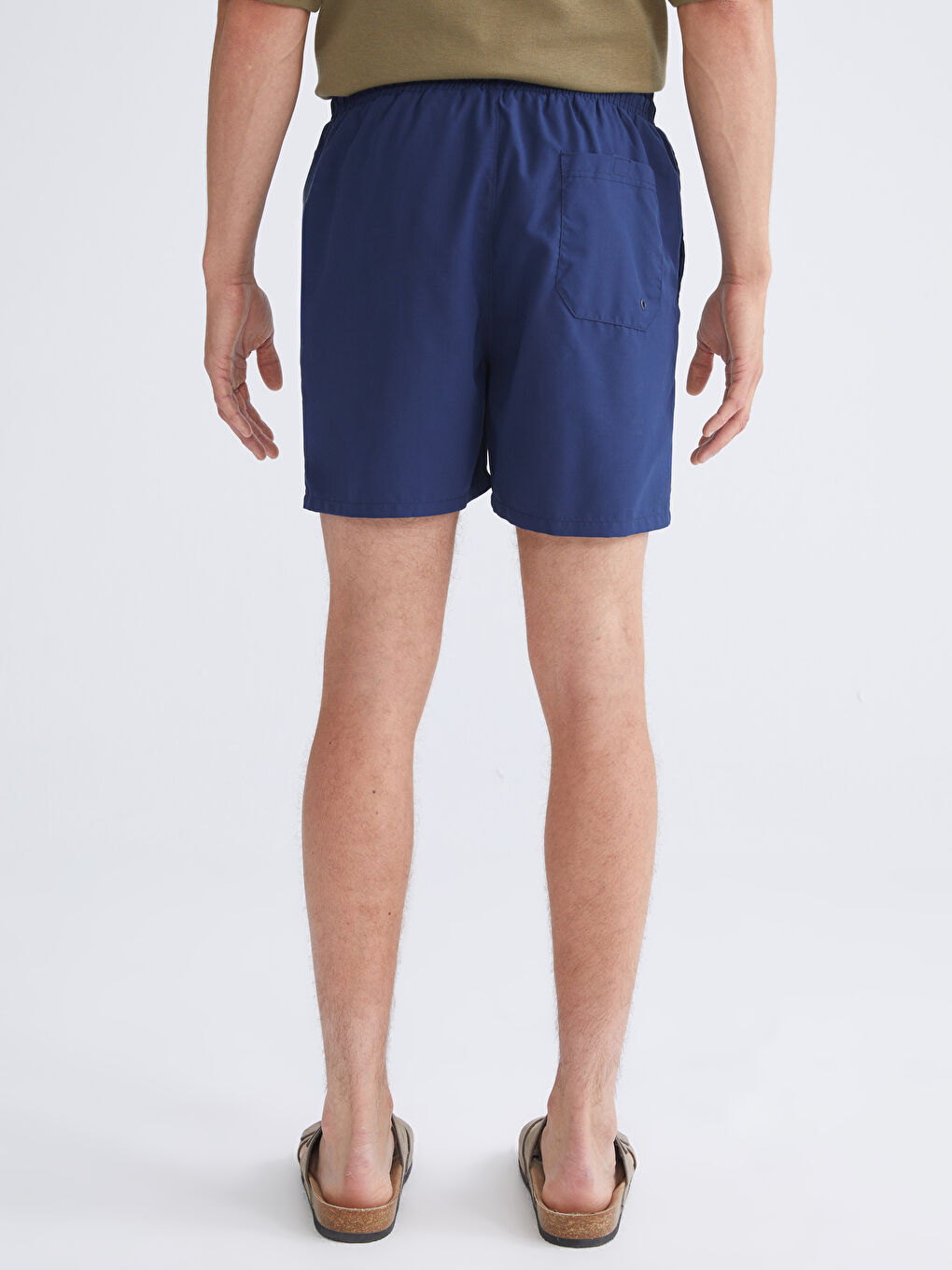 Короткі шорти для плавання з принтом - для чоловіків-3