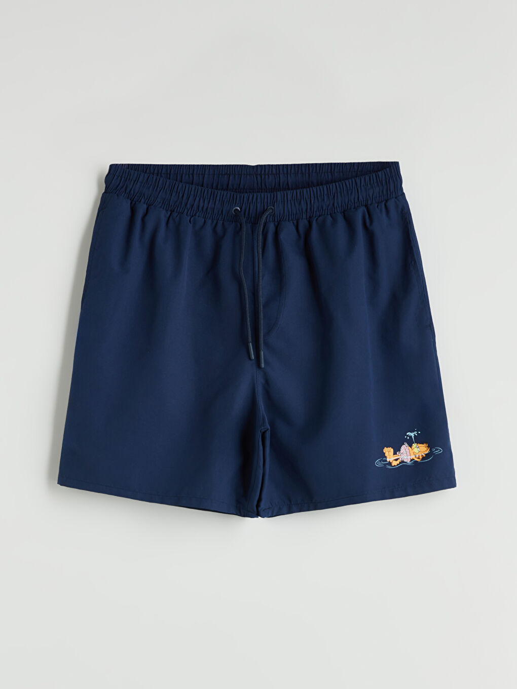 Короткі шорти для плавання з принтом - для чоловіків-4