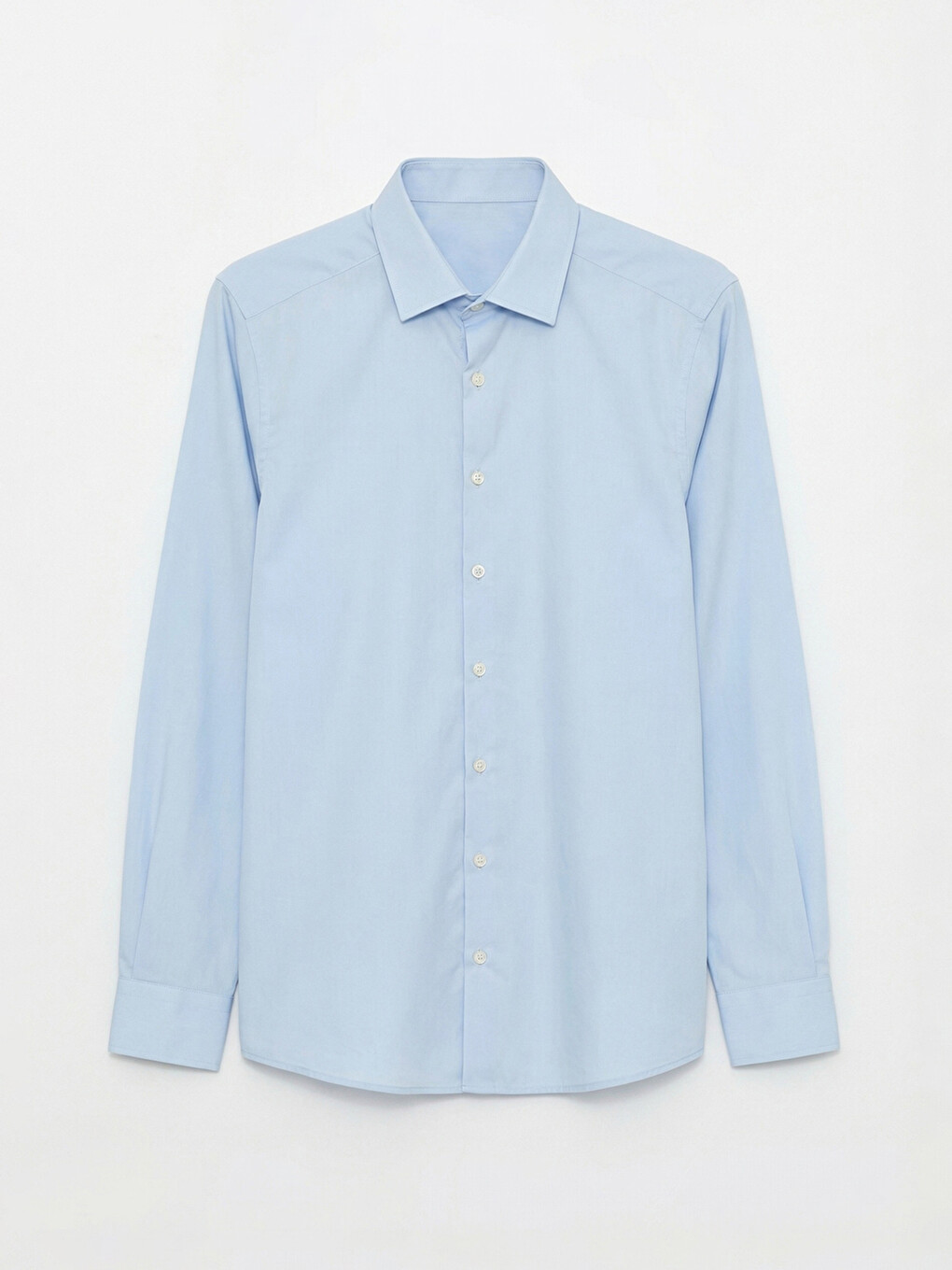 Muška Košulja Dugih Rukava Slim Fit Od Gabardina-8