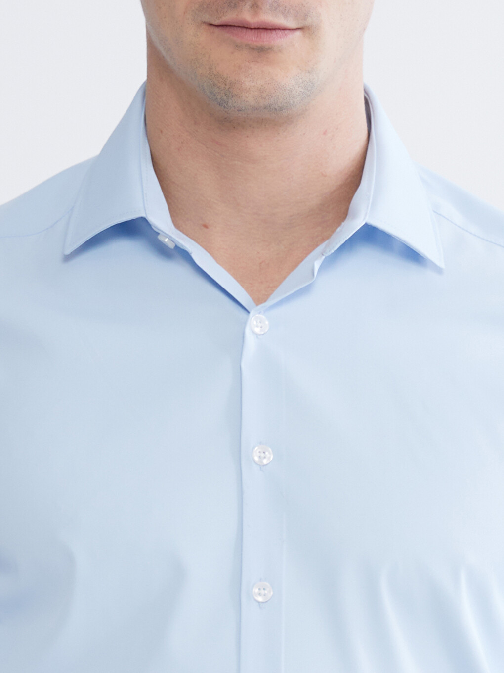 Muška Košulja Dugih Rukava Slim Fit Od Gabardina-4