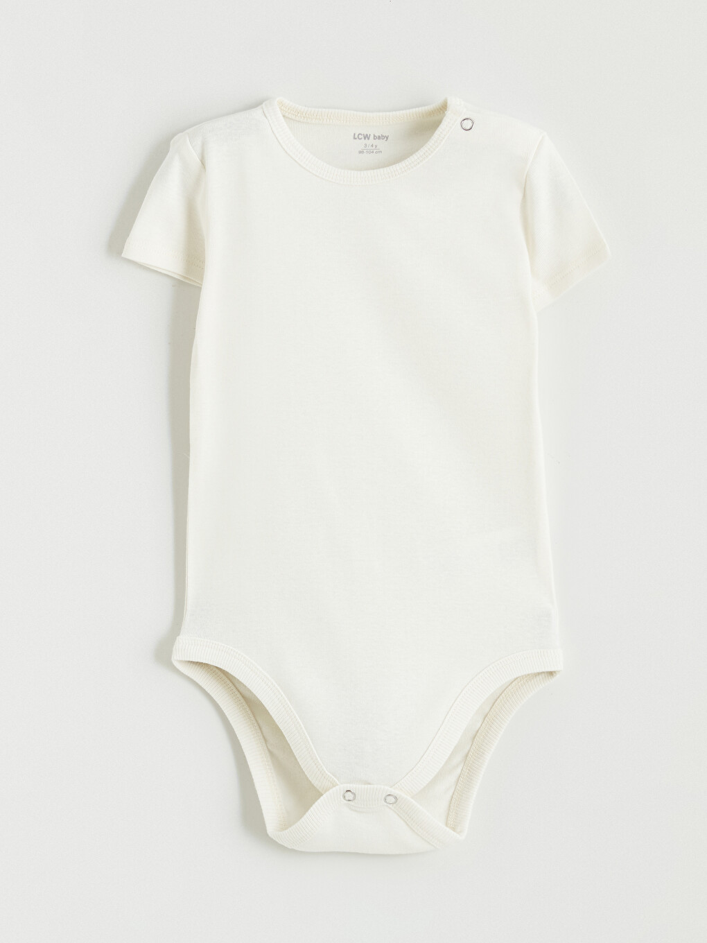 Crew Neck Baby Girls' Snap Bodysuit 2 Pack-3