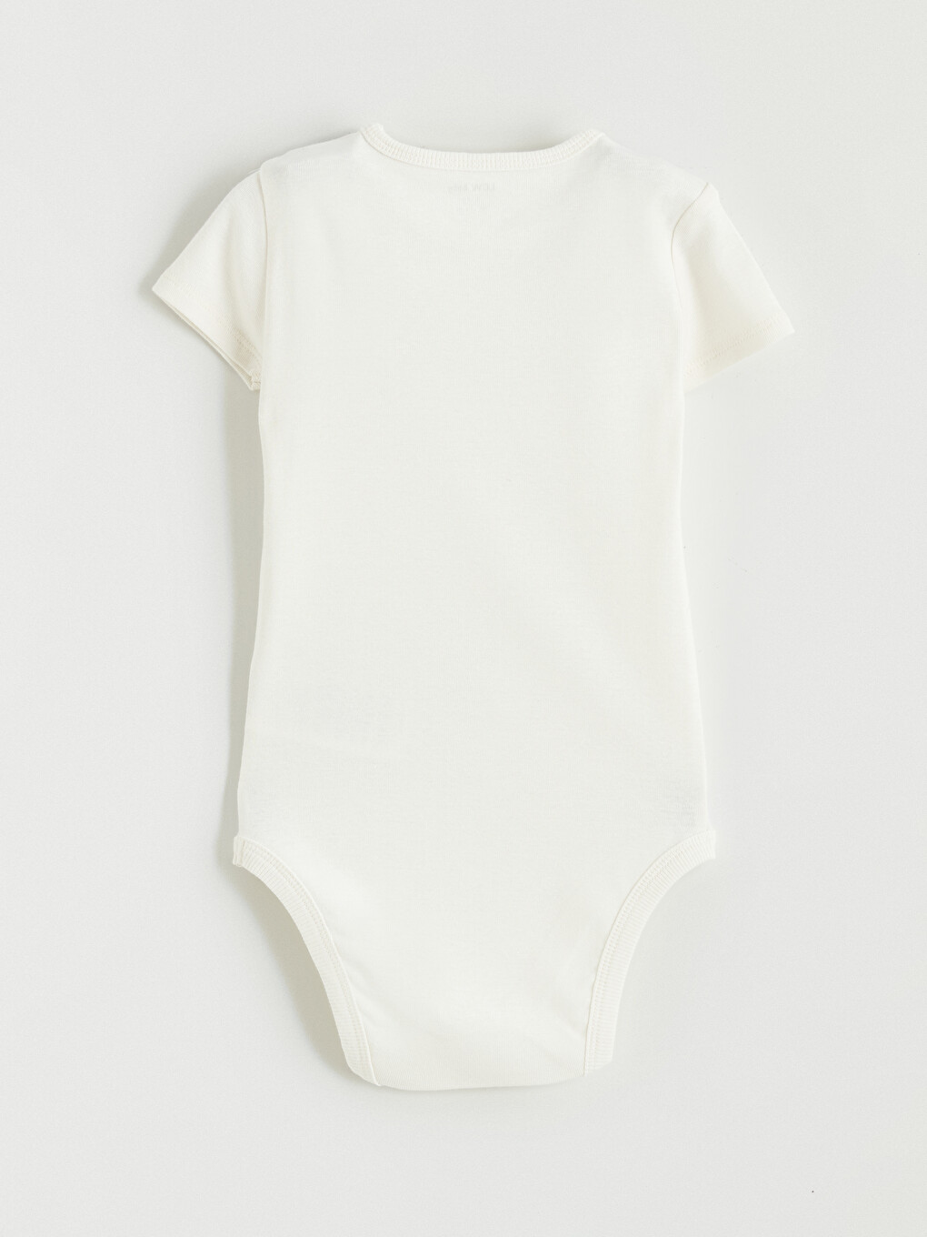Crew Neck Baby Girls' Snap Bodysuit 2 Pack-5