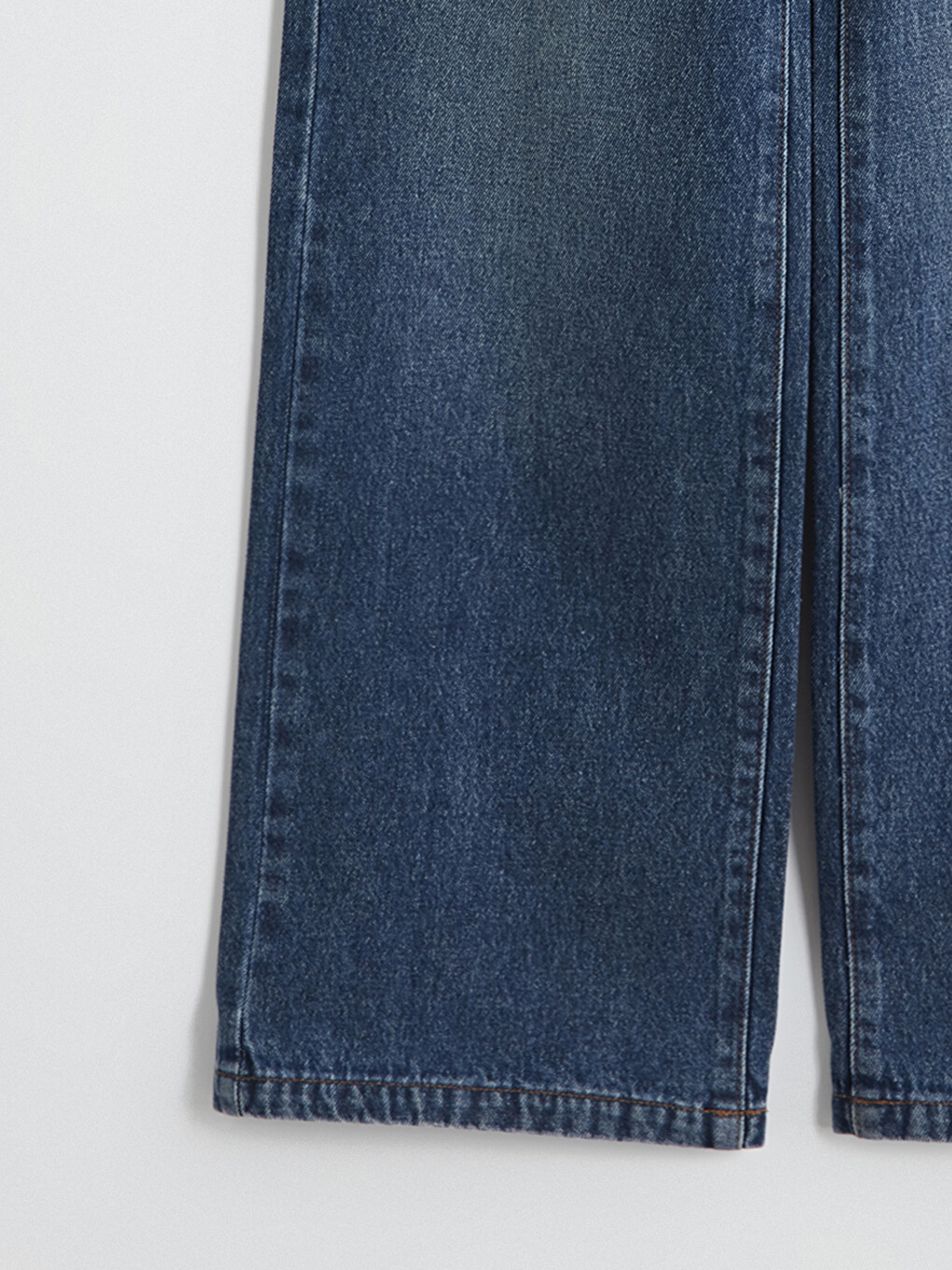 İndigo Wideleg Kadın Jean Pantolon-5
