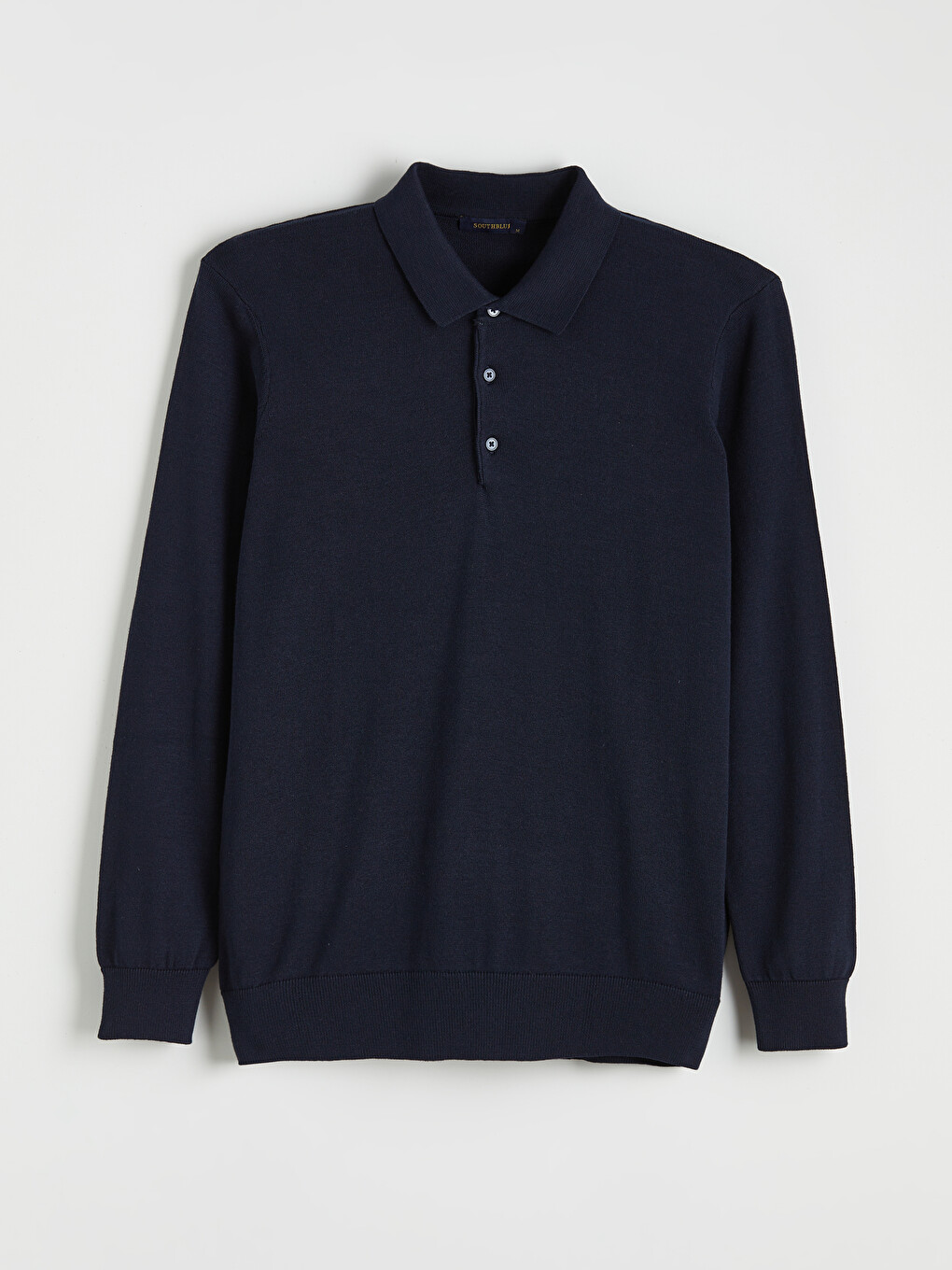 Polo Neck Men's Knitwear Sweater-4