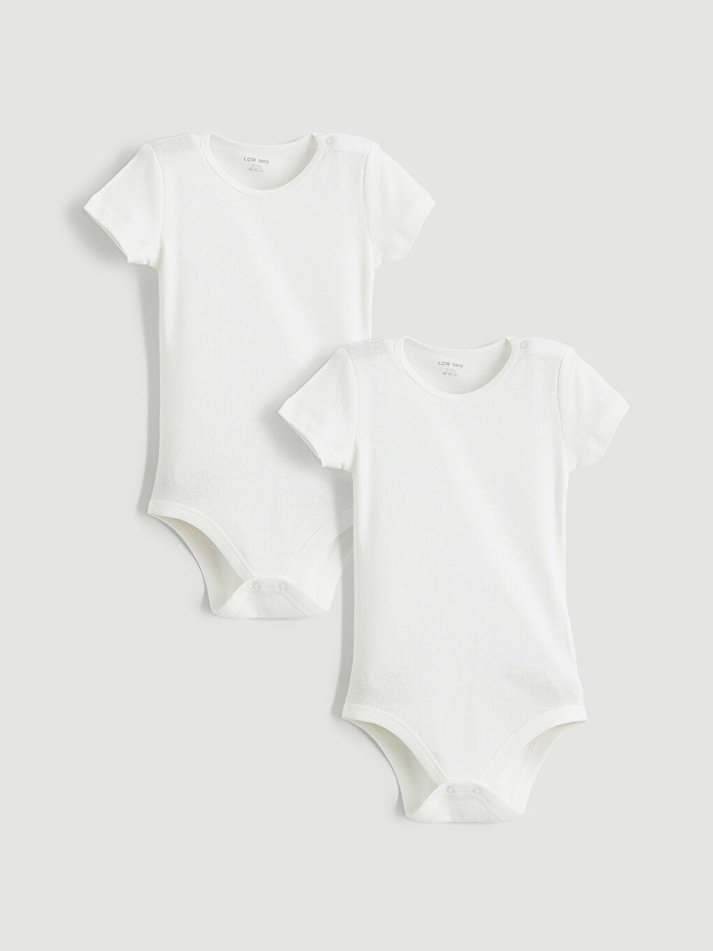 Body Bébé Fille À Pressions En Tissu Biologique Lot De 2