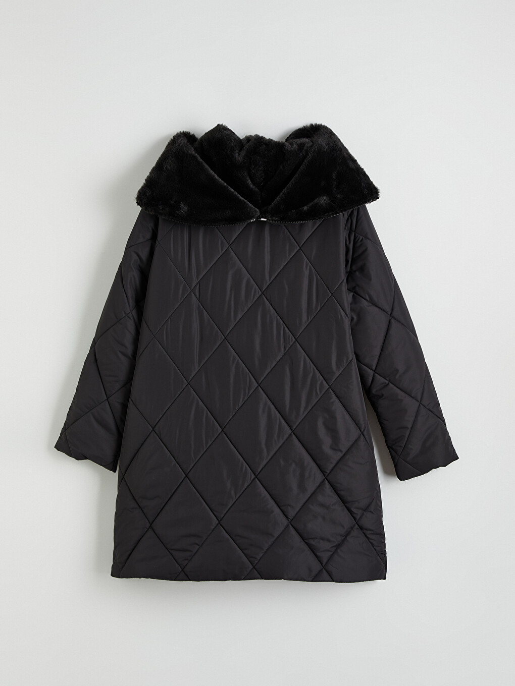 Hooded Women's Puffer Coat-10